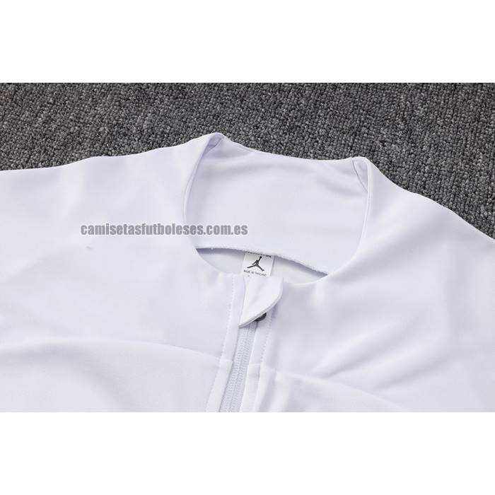 Chandal de Chaqueta del Paris Saint-Germain Jordan Nino 2023 2024 Blanco